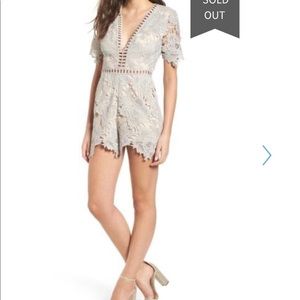 ASTR The Label Lace Romper - XS